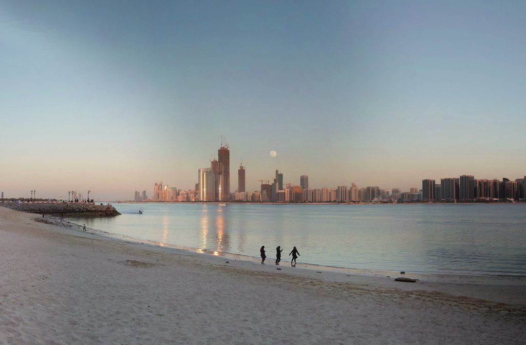 Street scene in Abu Dhabi