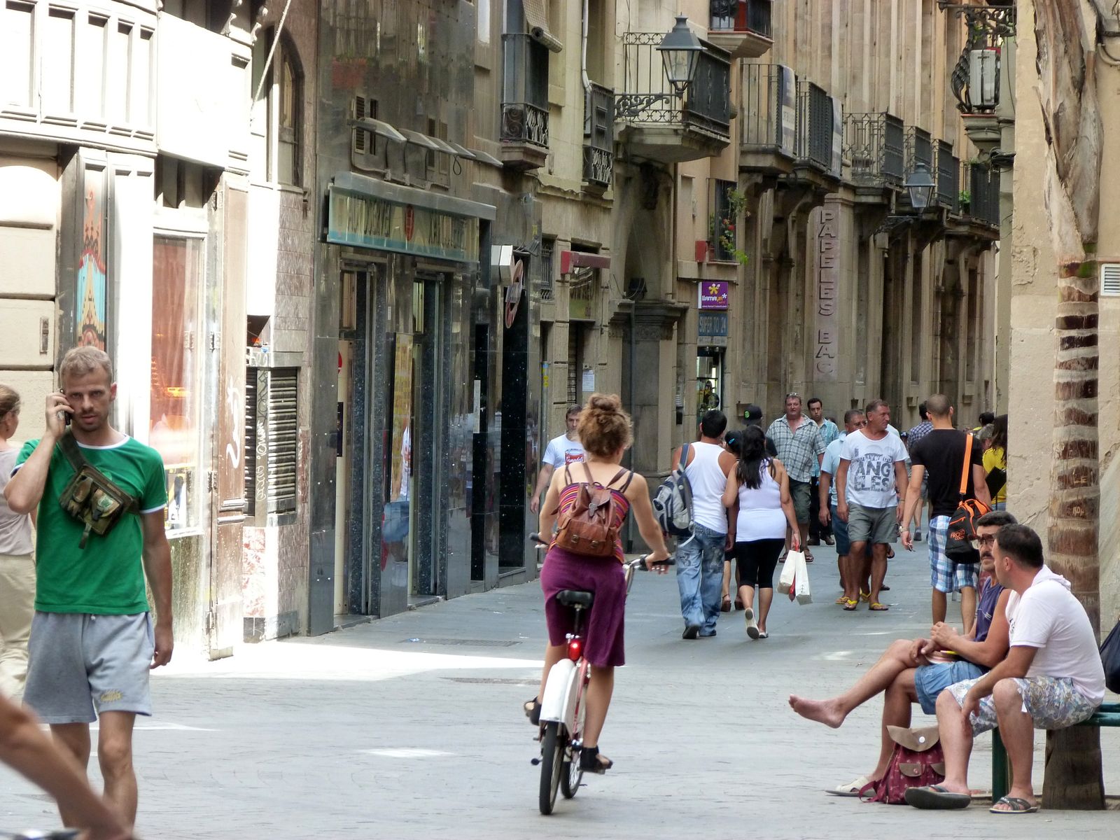 Street scene in Barcelona