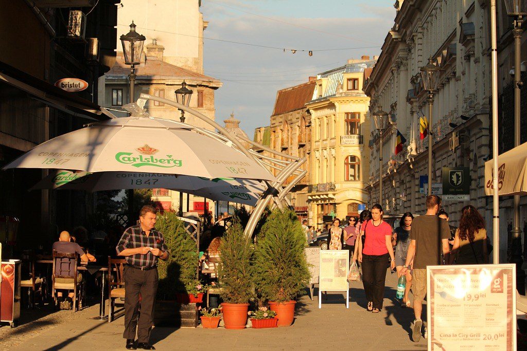 Street scene in Bucharest