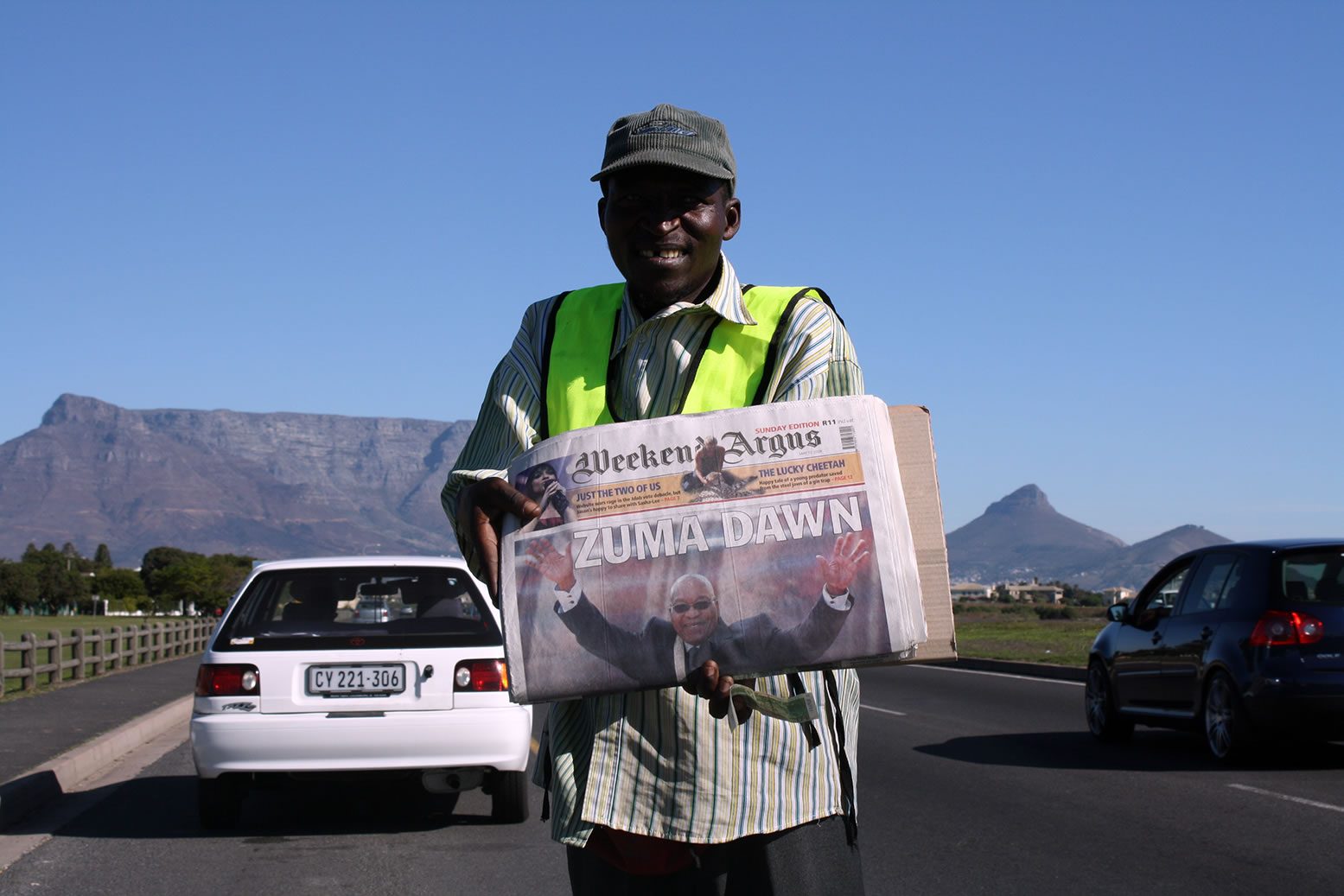 Street scene in Cape Town