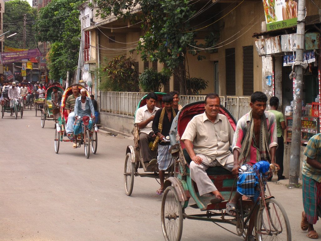 Street scene in Dhaka