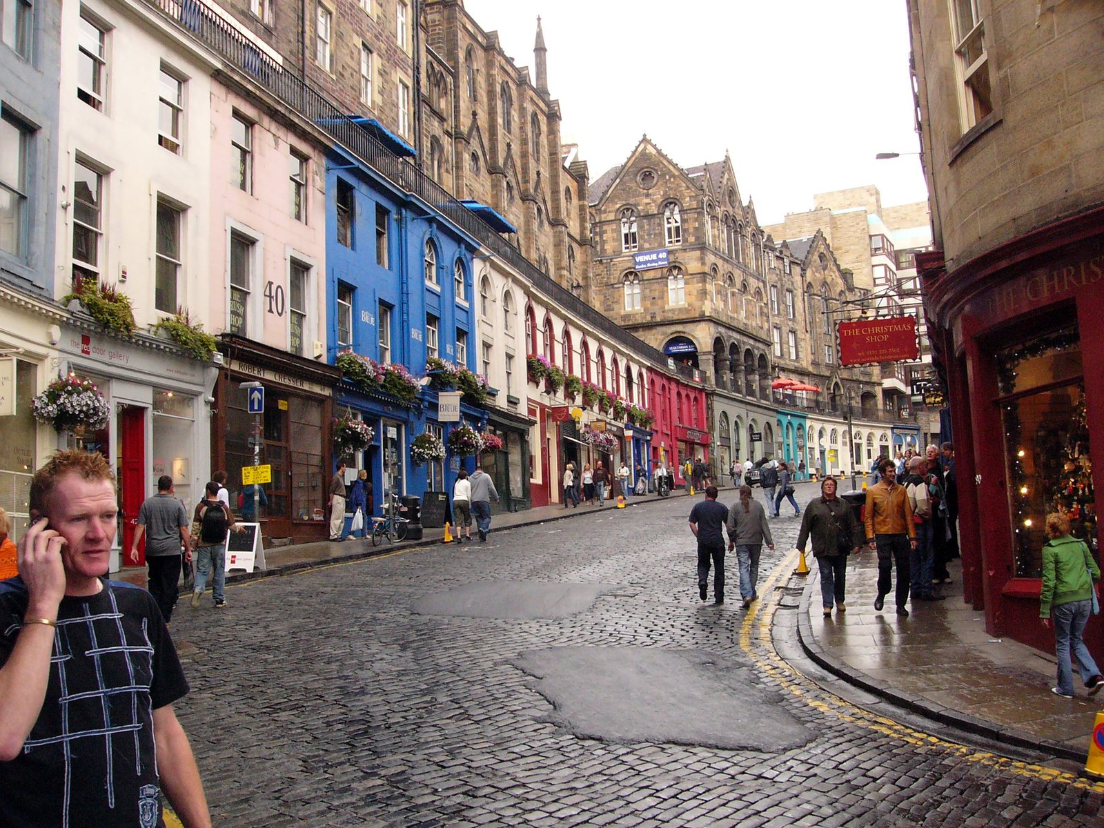 Street scene in Edinburgh