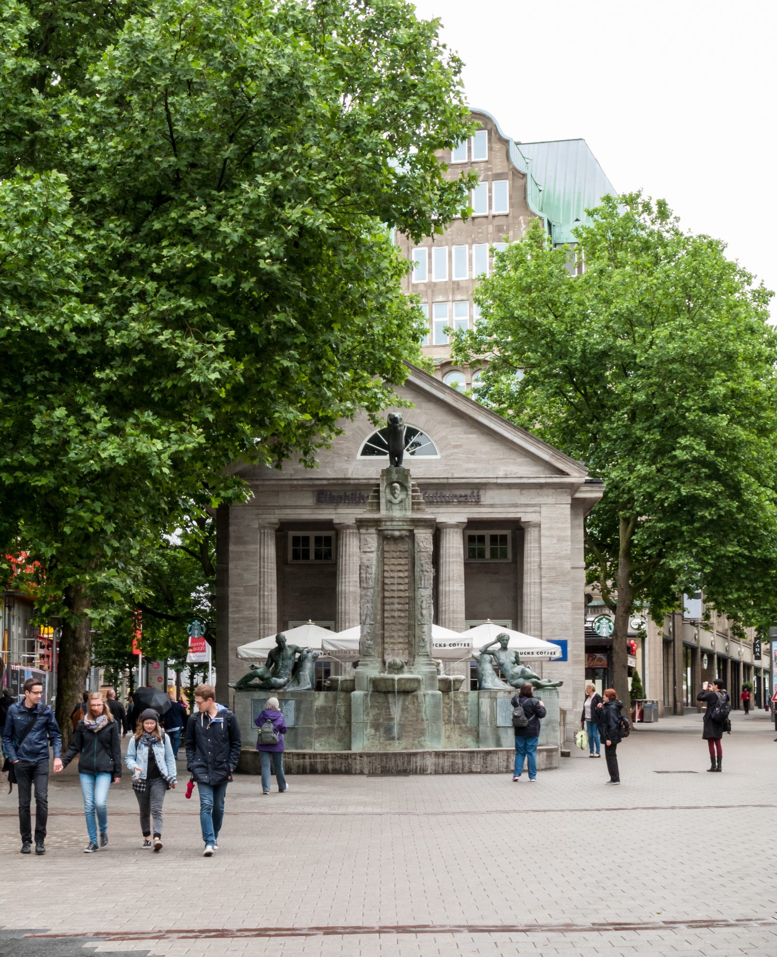 Street scene in Hamburg