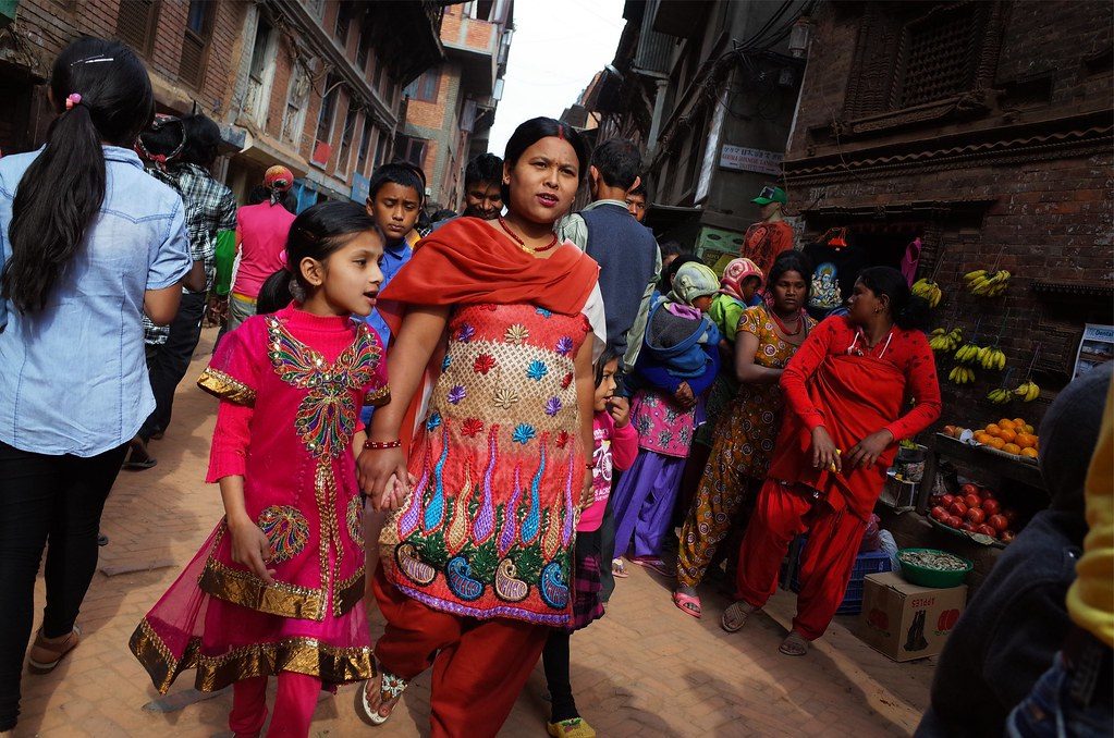 Street scene in Kathmandu