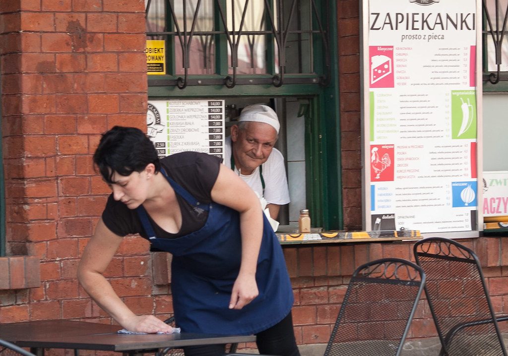 Street scene in Krakow