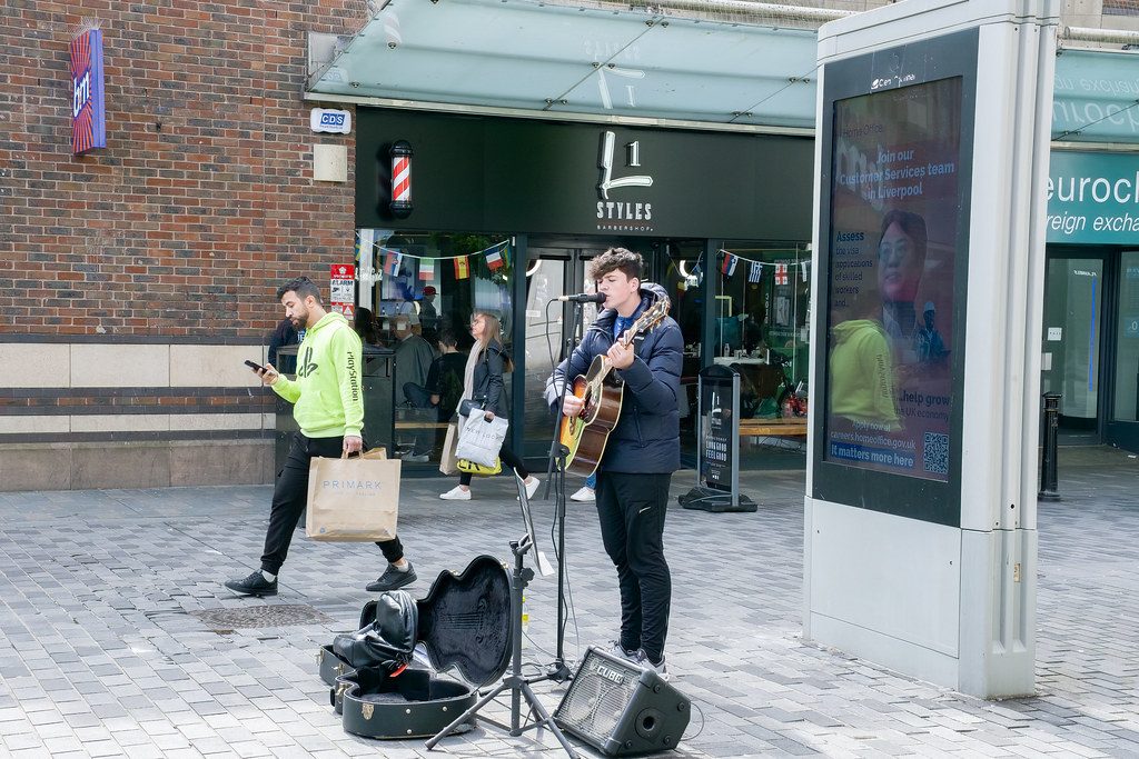 Street scene in Liverpool