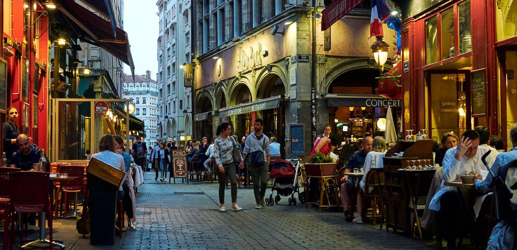 Street scene in Lyon