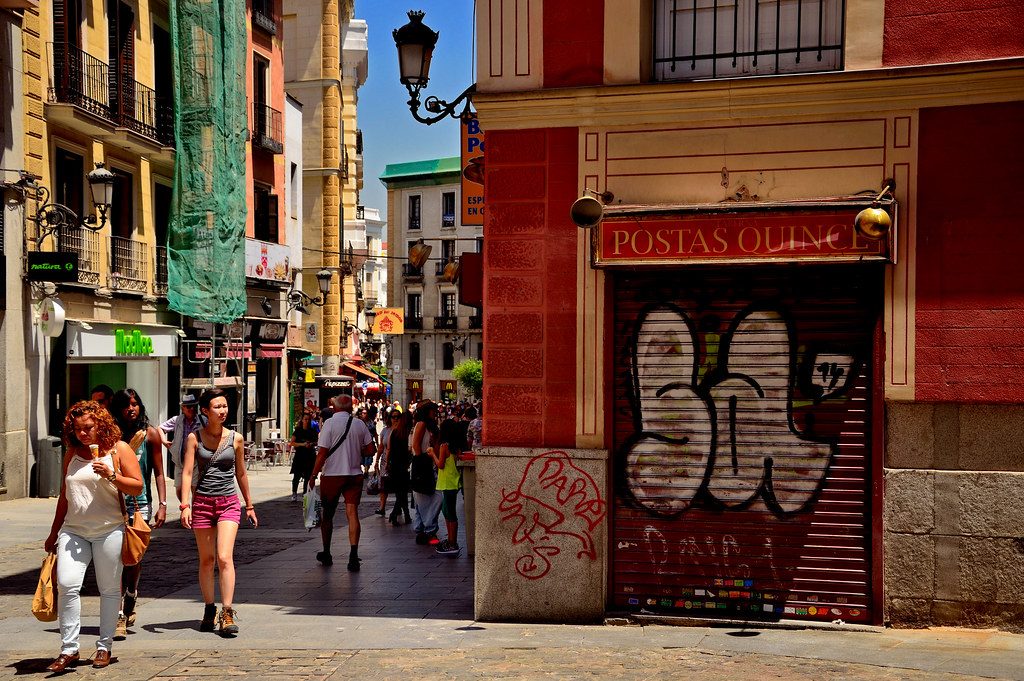 Street scene in Madrid