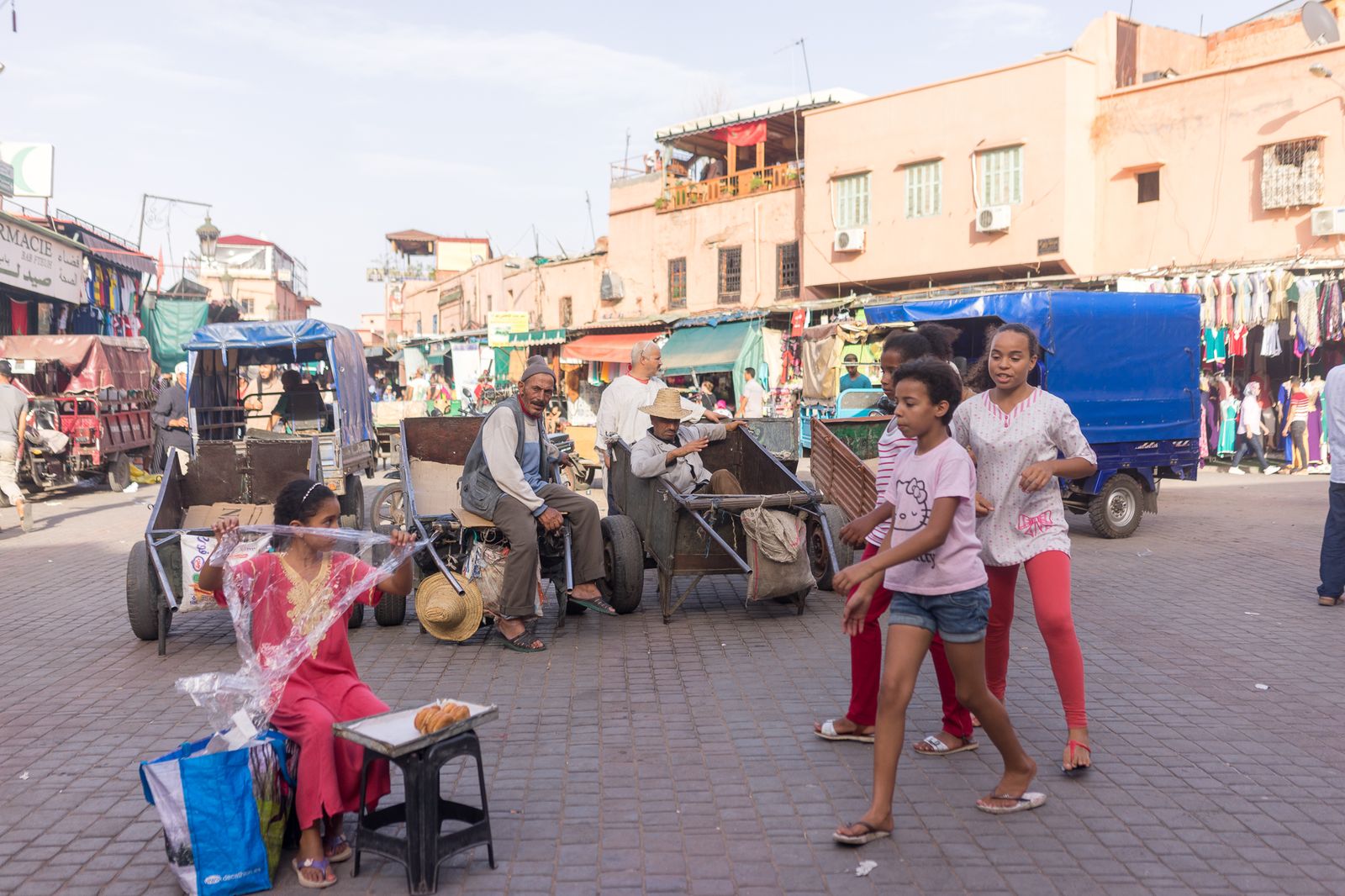 Street scene in Marrakech