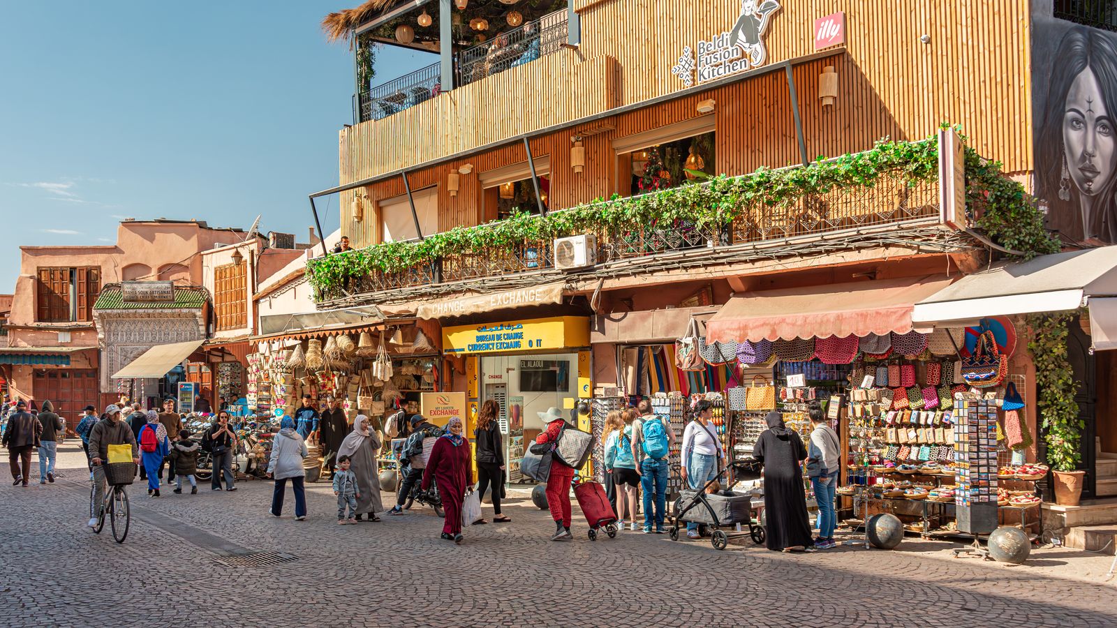 Street scene in Marrakech