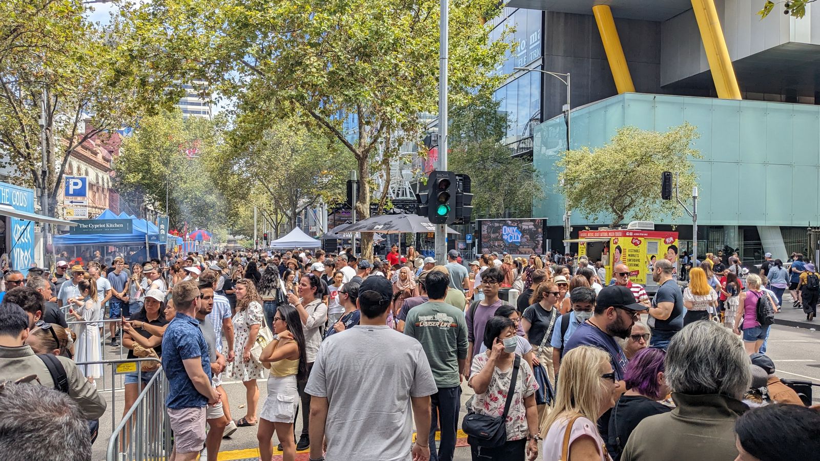 Street scene in Melbourne