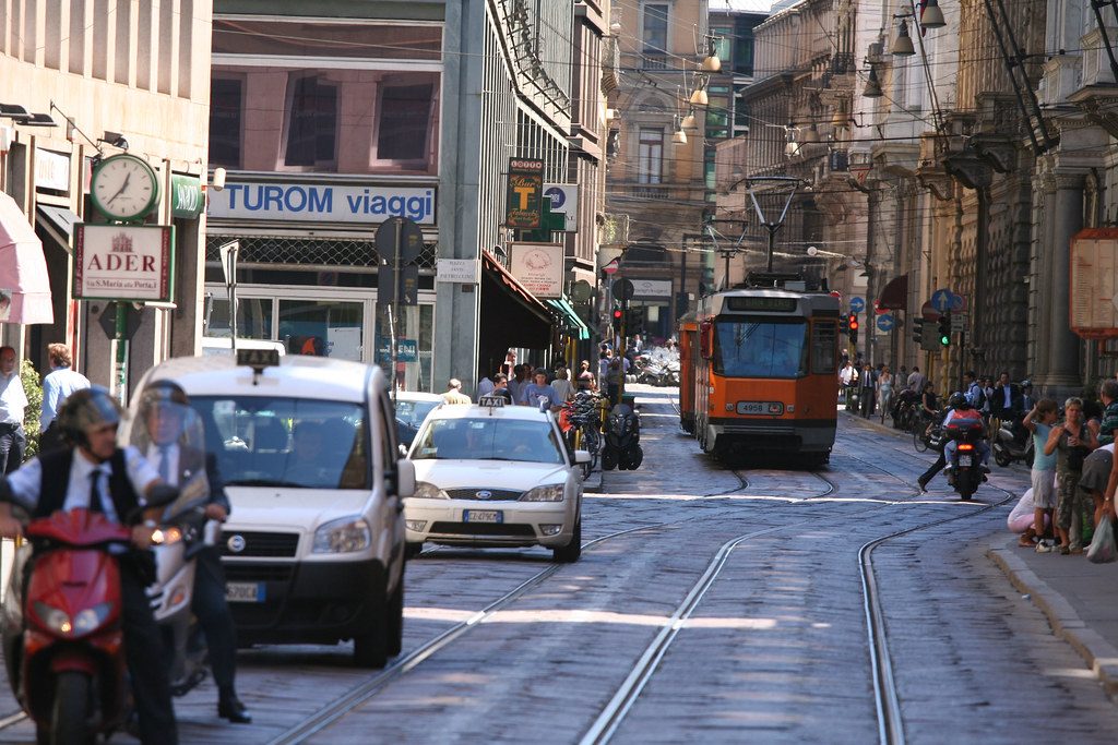 Street photography in Milan
