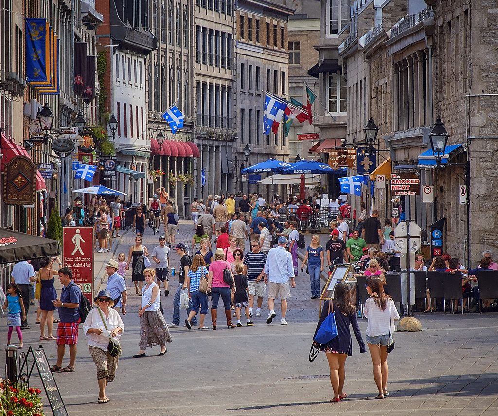 Street scene in Montreal