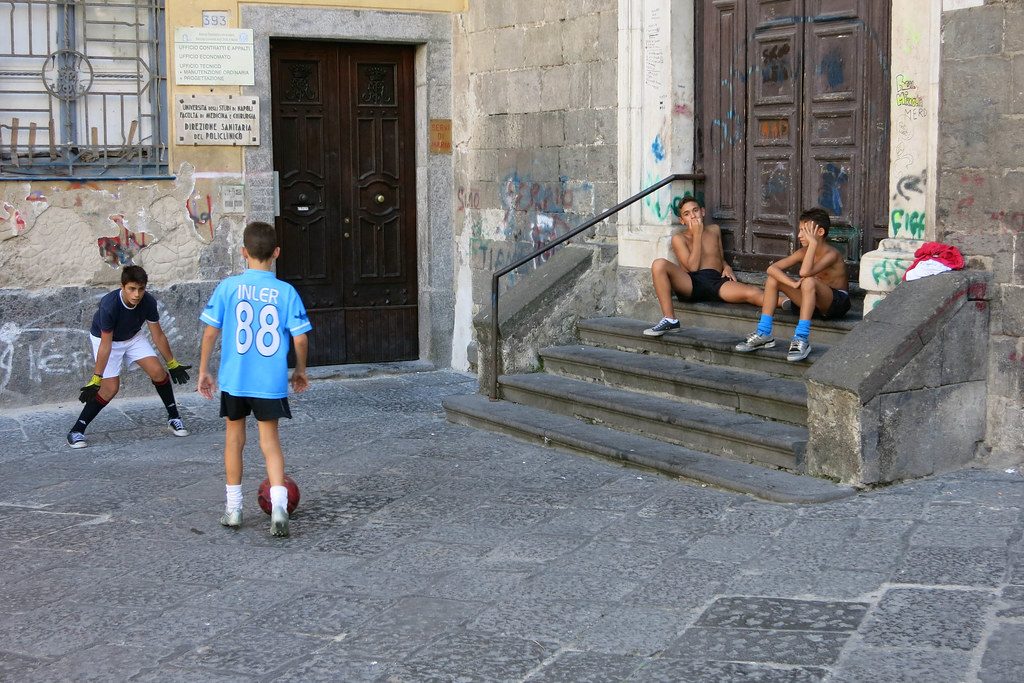 Street scene in Naples
