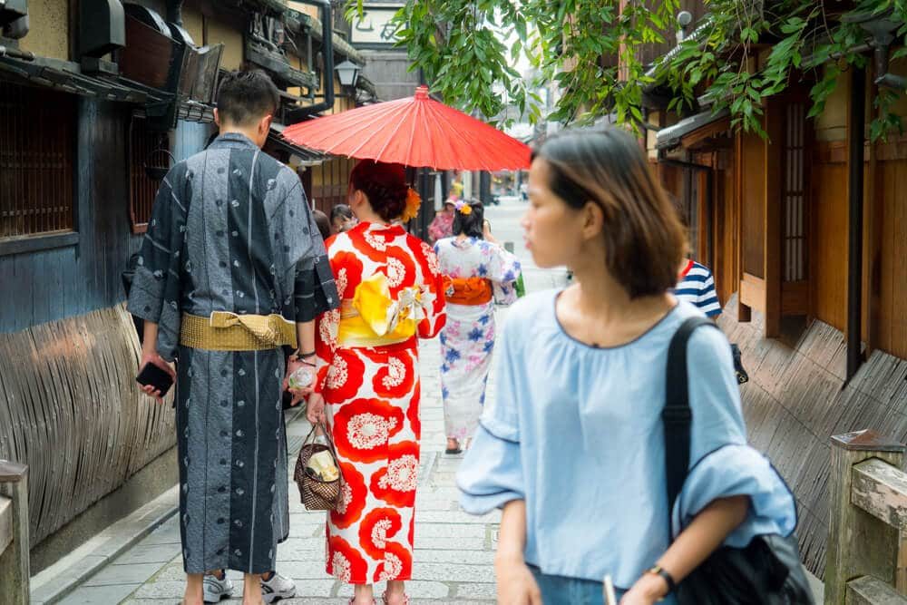 Street photography in Kyoto