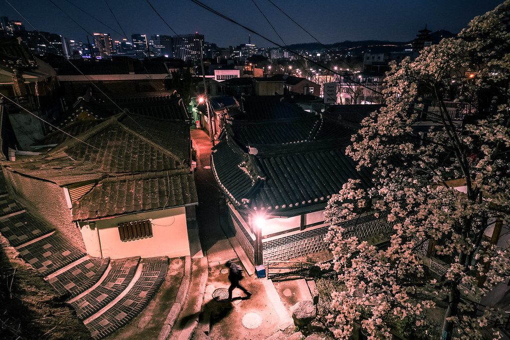 Street scene in Seoul