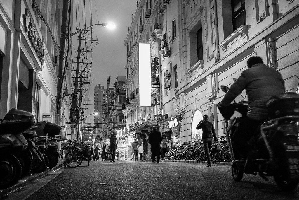 Street photography in Shanghai
