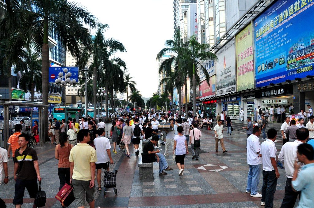 Street photography in Shenzhen