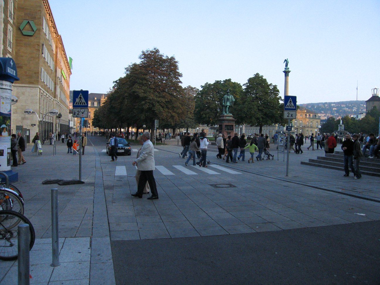 Street scene in Stuttgart