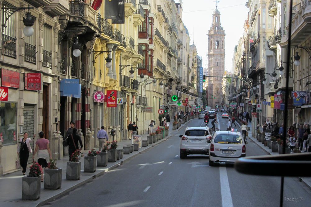 Street scene in Valencia